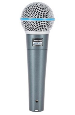 Shure BETA 58A šedá / dynamický mikrofon / XLR / 50 - 16000 Hz (BETA58A)