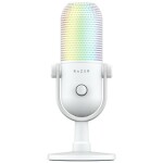 Razer Seiren V3 Chroma bílá / stolní mikrofon / kapacitní / USB-C (RZ19-05060200-R3M1)