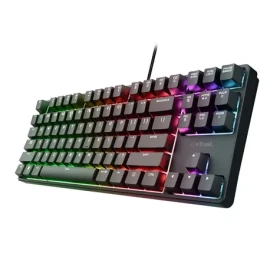 Trust GXT 864 černá / Herní klávesnice / mechanická / RGB / USB-A / US layout (25724)