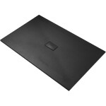 CERANO - Sprchová vanička obdélníková FlexiCut - SMC/minerální kompozit - upravitelná - černá matná - 140x100x3 CER-666118