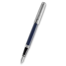 Plnicí pero Waterman Exception Made in France DLX Blue CT, hrot M