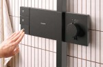 HANSGROHE - Raindance Alive S Sprchový set s termostatem, průměr 30 cm, 3 proudy, kartáčovaný černý chrom 24595340