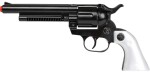 Kovbojský revolver kovový černý 12 ran