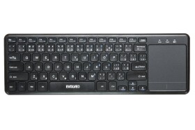EVOLVEO WK32BG černá / bezdrátová klávesnice s touchpadem / Nano USB / CZ (WK32BG)