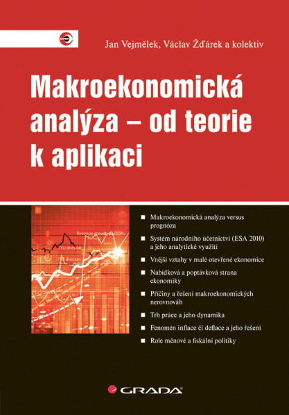 Makroekonomická analýza – od teorie k aplikaci - kolektiv autorů, Jan Vejmělek, Václav Žďárek