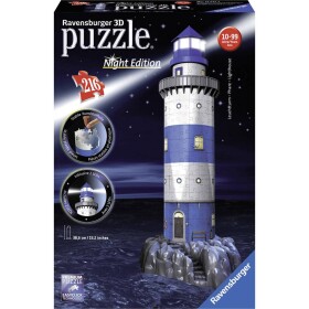 Ravensburger 3D puzzle svítící Maják v příboji Noční edice 216 ks