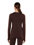 ICEBREAKER Wmns ZoneKnit 260 LS Crewe, Bittersweet/Cedar Wood/Cb (vzorek) velikost: S