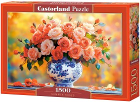 Puzzle Castorland 1500 dílků - Letní růže (Summer Roses)