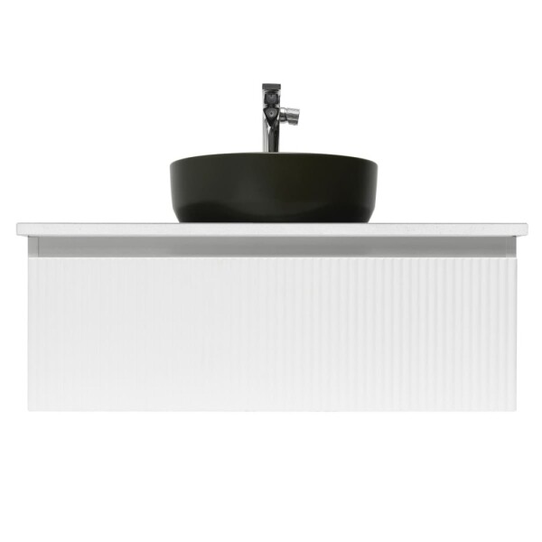 Koupelnová skříňka s umyvadlem a baterií SAT Evolution 98x30x44,8 cm bílá mat SATEVO100WMDBUC SATEVO100WMDBUC
