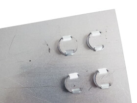 Galvanický obrubník s trny – Steel Border Galvan S 1,5/100 - tloušťka 1,5 mm, výška 10 cm, délka 1 m