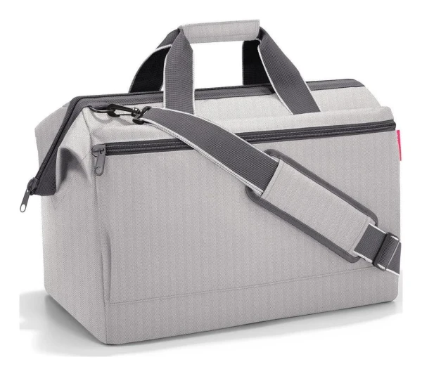 Reisenthel Allrounder L Pocket Herringbone Grey 30 L REISENTHEL-MK7074