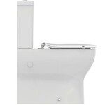 IDEAL STANDARD - Eurovit WC kombi se sedátkem SoftClose, vario odpad, RimLS+, bílá E336301