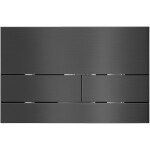 CERANO Ovladací tlačítko WC modulů Lite/Line - nerezová ocel - grafit/gun metal