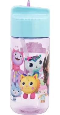 STOR Láhev na pití Tritan Gábinin kouzelný domek 430 ml (21236)