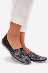 Kožené Baletky Se Vzorem Maciejka T1930-39 Černé 36