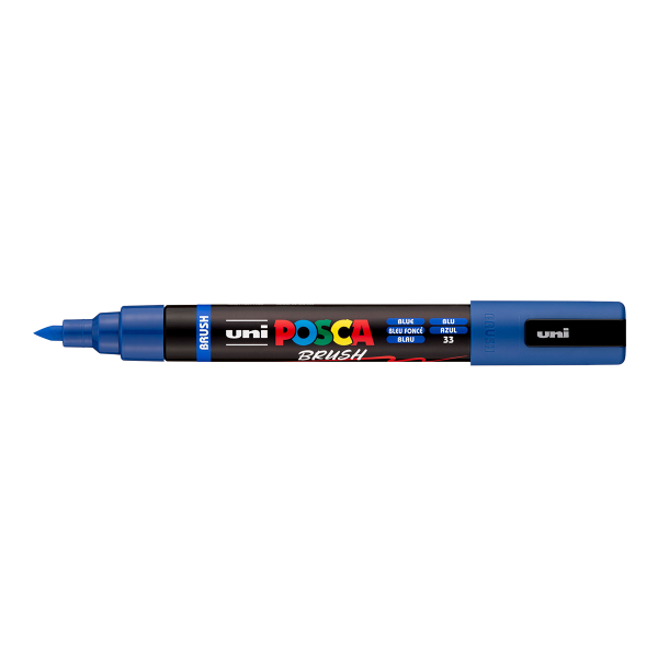 Posca popisovač PC-5BR, 1 - 4 mm, modrá (33)
