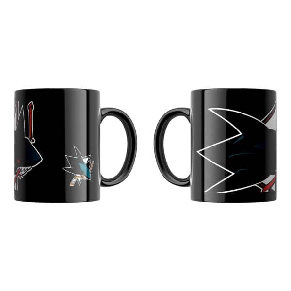 Great Branding Hrnek San Jose Sharks NHL OVERSIZED Logo (330 ml)