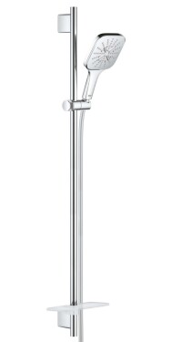 GROHE - Rainshower SmartActive Cube Sada sprchové hlavice 130 9,5 l/min, 3 proudy, tyče 90 cm a hadice, chrom 26587000