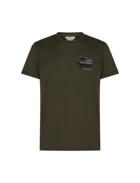 ICEBREAKER Mens Merino 150 Tech Lite SS Tee Evolving Lay, Dark Loden (vzorek) velikost: M