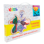 Antistresové omalovánky TSvetnoy TSvetnoy, LG227e, Diamond painting - diamantové malování, 40 x 50 cm, Žlutá růže