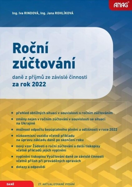 Roční zúčtování daně příjmů ze závislé činnosti za rok 2022