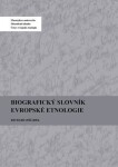 Biografický slovník evropské etnologie Richard Jeřábek,