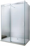 MEXEN/S - OMEGA sprchový kout 3-stěnný 110x100, transparent, chrom 825-110-100-01-00-3S