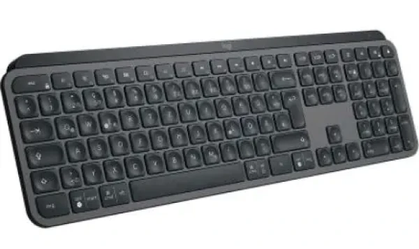 Logitech Wireless MX DE černá / Bezdrátová klávesnice / podsvícená / DE verze (920-009403)