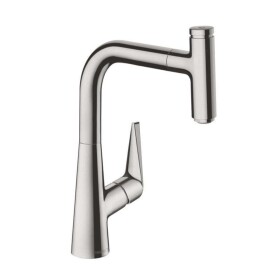 HANSGROHE - Talis Select M51 Dřezová baterie s výsuvnou koncovkou, vzhled nerezu 72822800