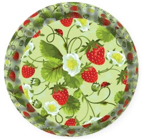 Alvarak košíčky na muffiny Zelené s jahodami (50 ks) 3,2 x 5 cm