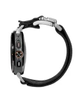 Aulumu CS03 Titanium Mag Buckle Quick-Release řemínek, titanová spona, černý pásek (6975941662287)
