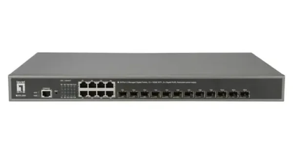 LevelOne GTL-2091 / Switch / 8x Gigabit / 12x 10G SFP+ / Managed L3 / 19" (GTL-2091)