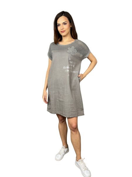 HOSH Šaty Ariana Velikost: UNI, Barva: Hnědá