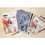 Clairefontaine Paint ON blok Mix Media A5 250 g 6 barev papíru po 4