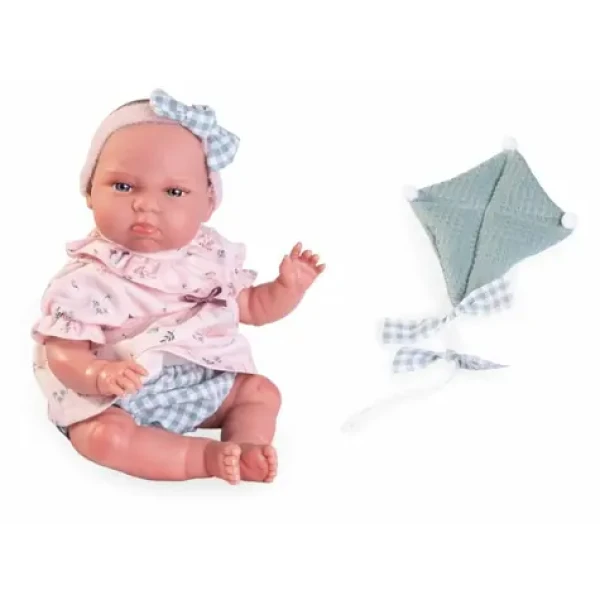 Antonio Juan 82307 Můj malý REBORN TUFI - realistická panenka miminko s měkkým látkovým tělem - 33 cm