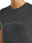 ICEBREAKER Wmns Mer 150 Tech Lite SS Tee Sparkling Sta, Obsidian velikost: XS