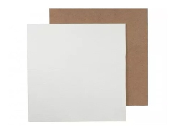 Malířské plátno bílé 30x30cm na desce 3mm