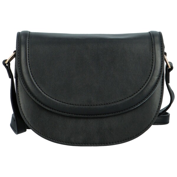 Módní dámská koženková crossbody kabelka Caila, černá