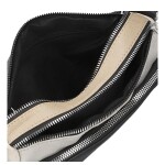 Trendy dámská koženková crossbody kabelka Vanda, černá