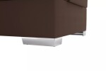 BLANÁŘ NÁBYTEK, a.s. Polohovatelný boxspring Margo - jednolůžko (hnědá) ROZMĚR: 100 x 200 cm