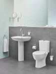 GROHE - Bau Ceramic Umyvadlo 646x468 mm, s přepadem, 1 otvor pro baterii, alpská bílá 39420000