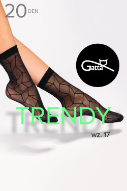 TRENDYLINE PONOŽKY - 17 PONOŽEK NERO UNI