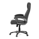 Kancelářské křeslo, houpací mechanismus, černá látka, KA-C713 BK2