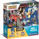 Clementoni 29797 Puzzle Ježek Sonic v akci 180 dílků
