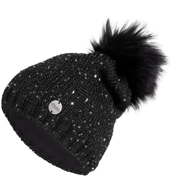 Pletená čepice Eleven Ava Black Velikost: UNI