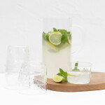 Bastion Collections Sklenice Hearts 200 ml, čirá barva, sklo