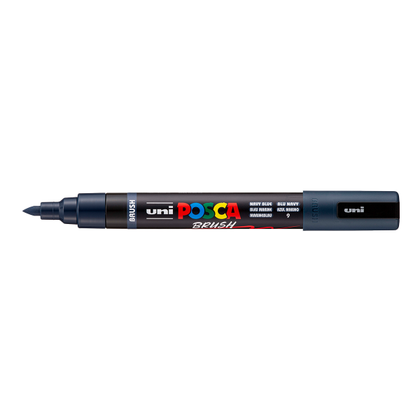Posca popisovač PC-5BR, 1 - 4 mm, námořnická modř (9)