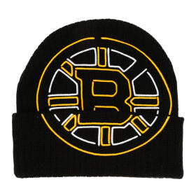 Mitchell & Ness Pánská zimní čepice Boston Bruins NHL Line Light Knit