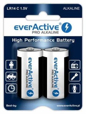 EverActive Pro Alkalické baterie C (LR14) 2ks (EVLR14-PRO)