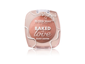 Deborah Milano Baked with Love Blush Lighter Zapečená tvářenka a rozjasňovač 03 Natural Bronze (warm) 16,5 g